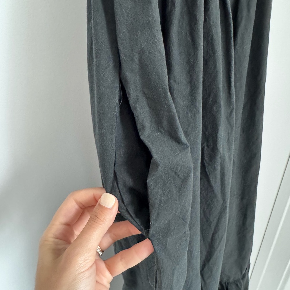 Ciao Lucia Small Umbria Black Smocked Midi Dress - Picture 8 of 10